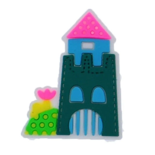 Sea Shore Lighthouse Castle Shoe Charm