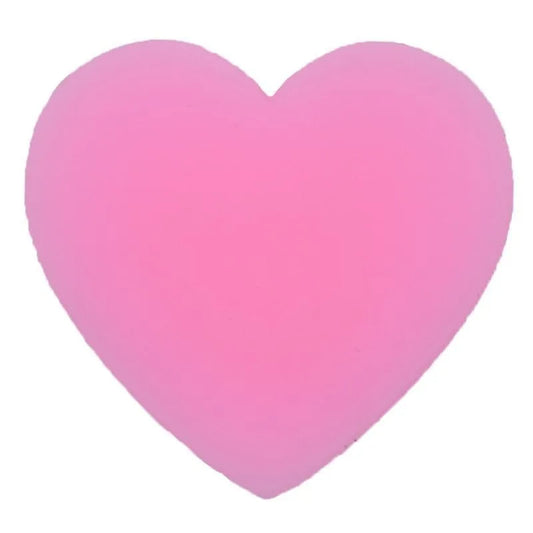 Heart Pink solid shoe charm