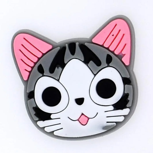 Pink Ear Pussy Shoe Charm