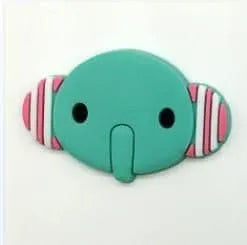 Green Elephant Shoe Charm