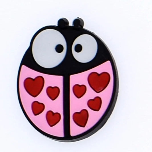 Cross Eyed Ladybird Shoe Charm