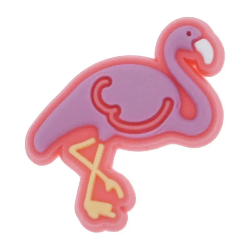 Pink Flamingo Shoe Charm