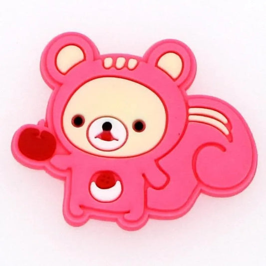 Pink Baby Chipmunk Shoe Charm