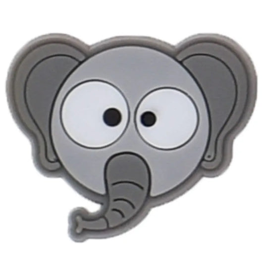 Cross Eyed Elephant Shoe Charm