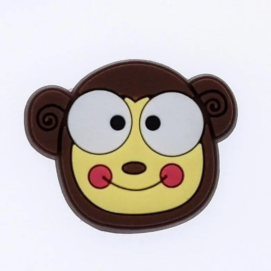 Cross Eyed Monkey Shoe Charm