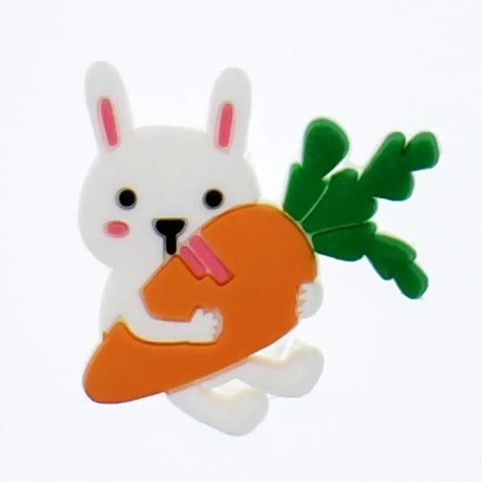 Carrot Bunny Shoe Charm