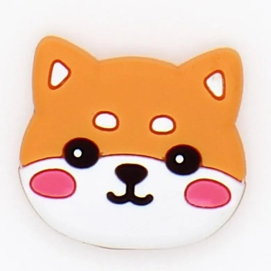 Happy Pussy Face Shoe Charm