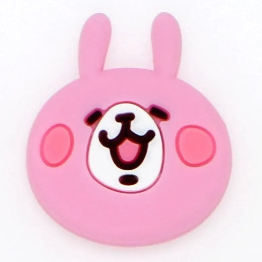 Pink Rabbit Shoe Charm