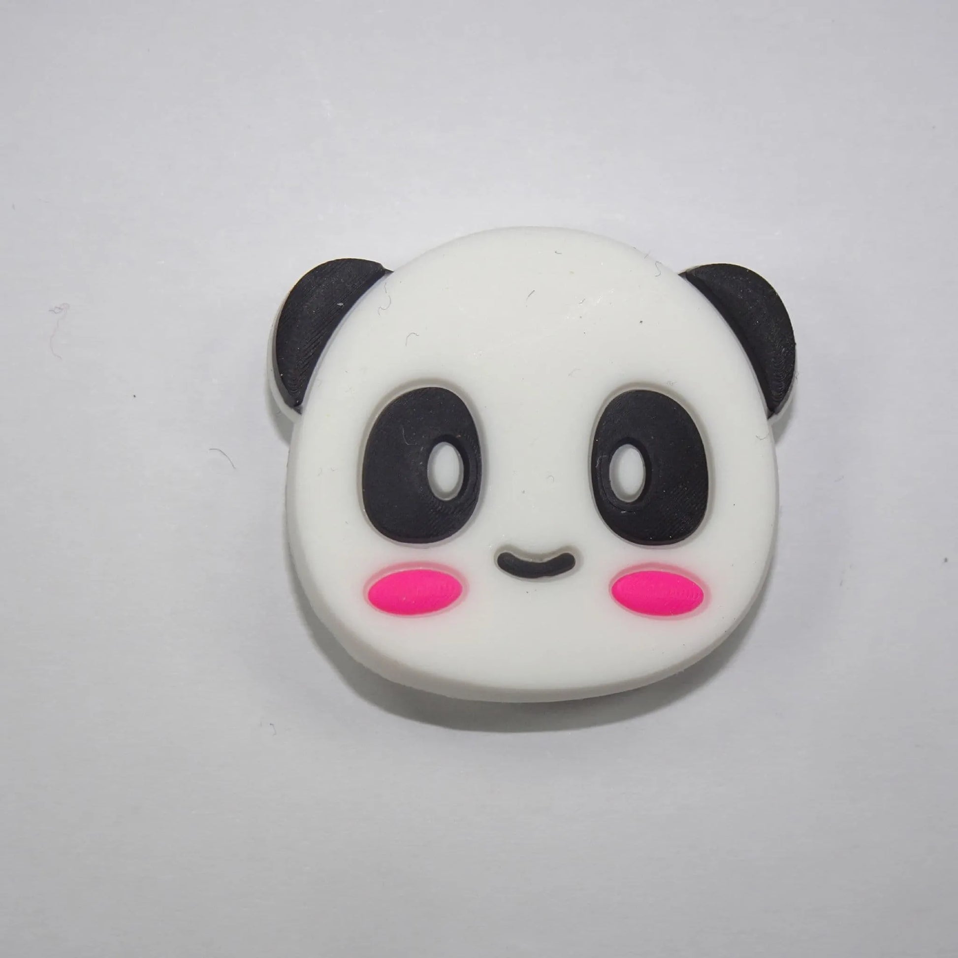 Pink Cheek Panda Shoe Charm