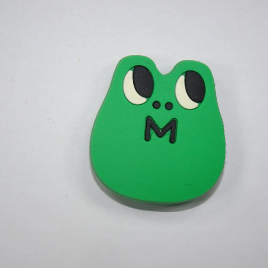 Green Frog Shoe Charm