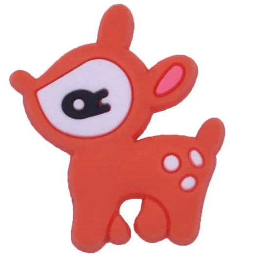 Orange Bambi Shoe Charm