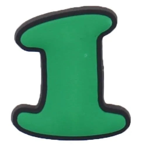 Shoe charm -NUMBERS, Comic Sans typestyle