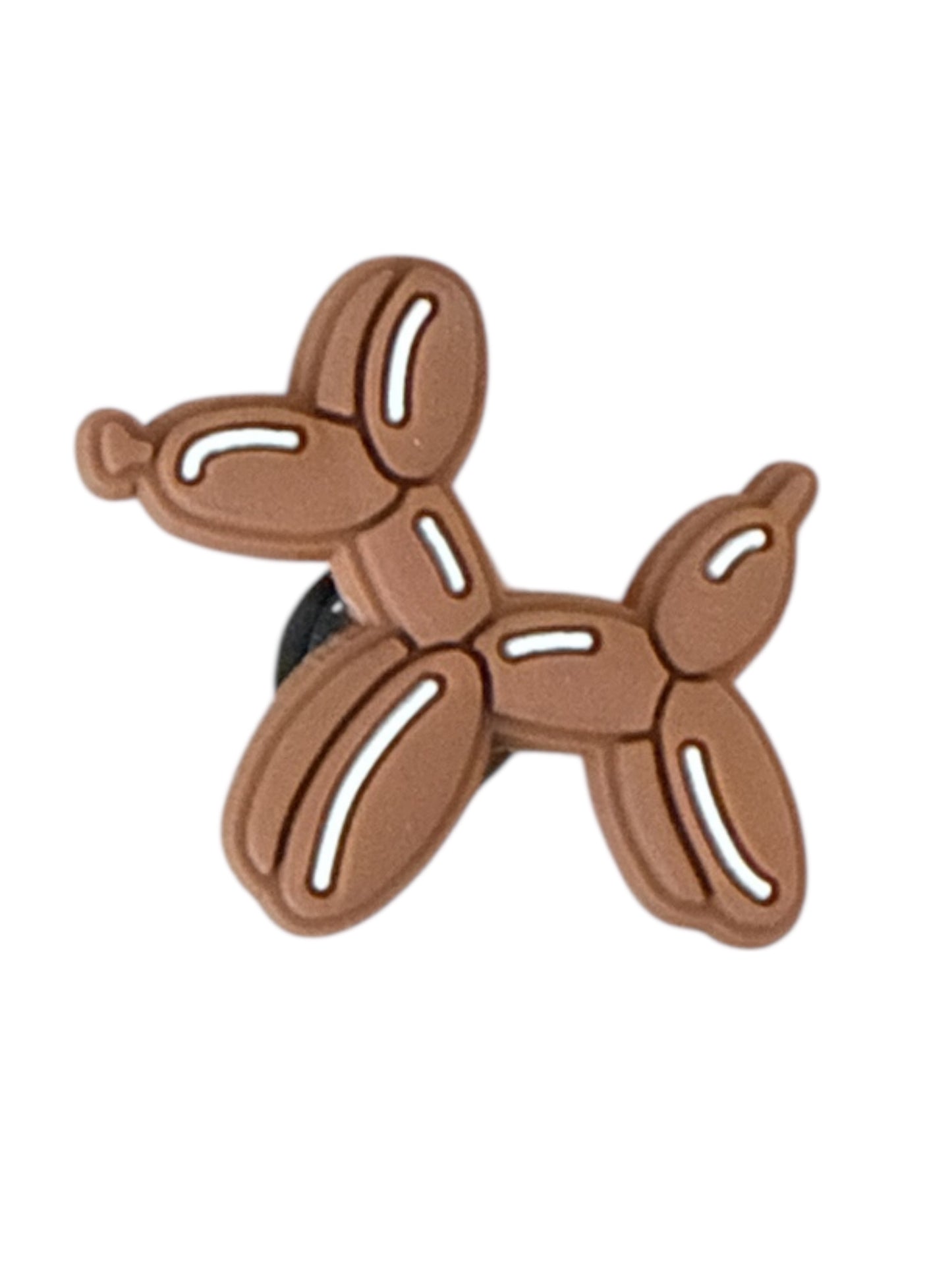 Tan Balloon Dog Shoe Charm