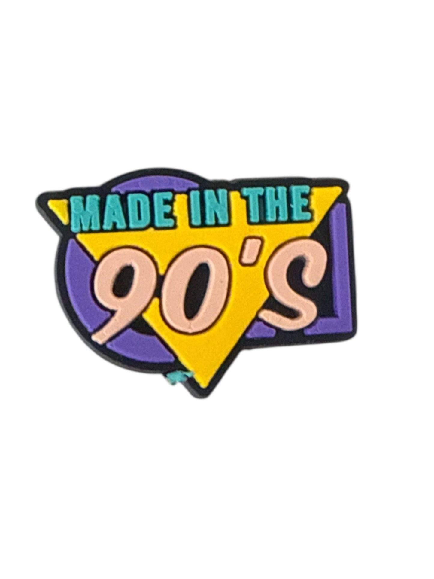 Made in the 90s Retro Shoe Charm