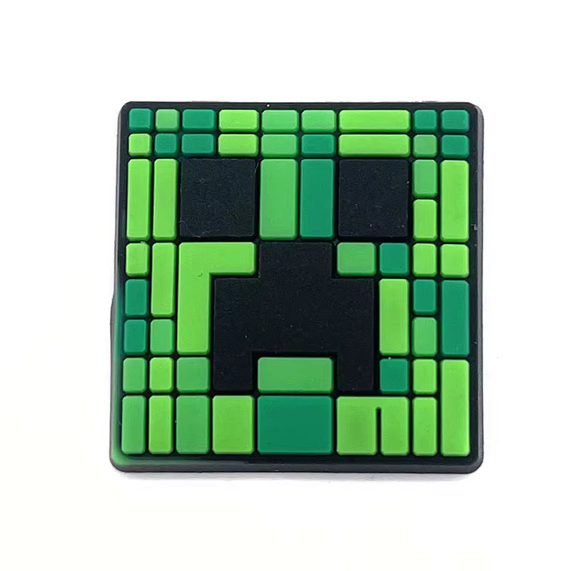 Minecraft Creeper Shoe Charm