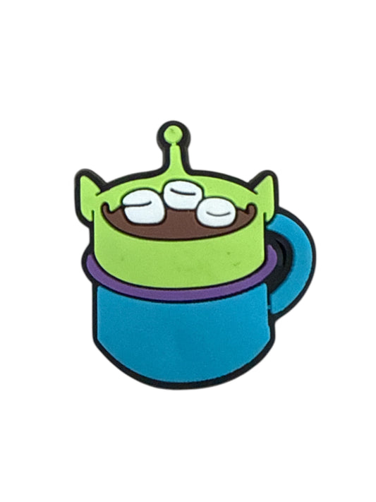 Disney Green Alien Hot Chocolate Shoe Charm