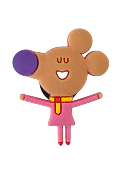 Norrie Cartoon Brown Mouse Shoe Charm Duggee
