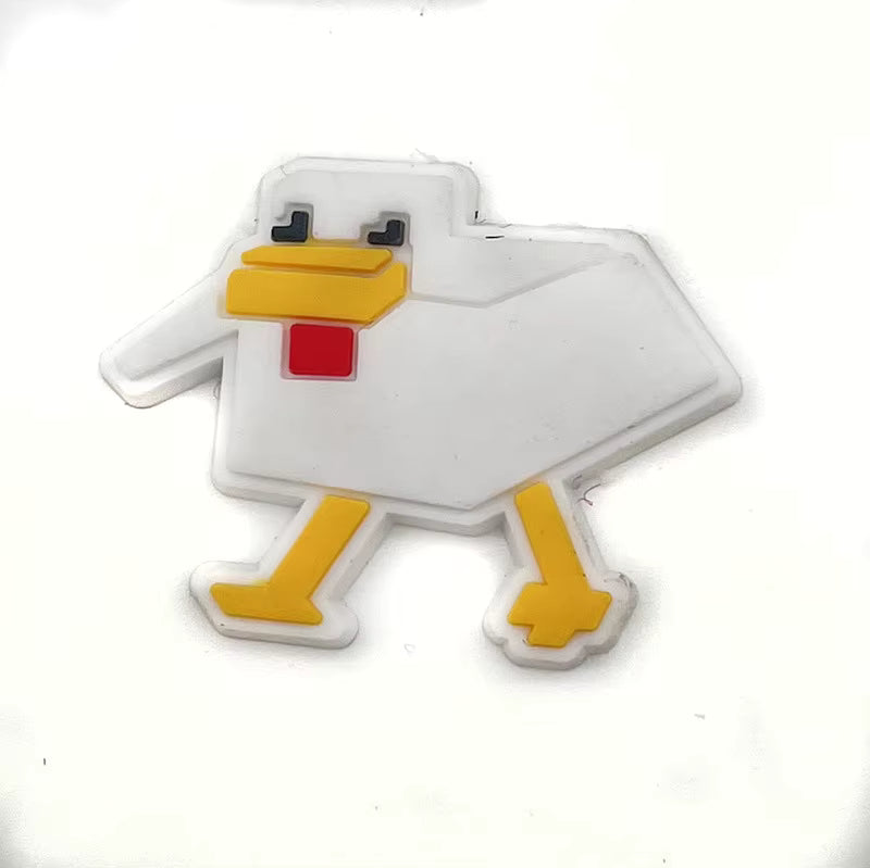Minecraft Duck Shoe Charm