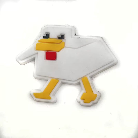 Minecraft Duck Shoe Charm