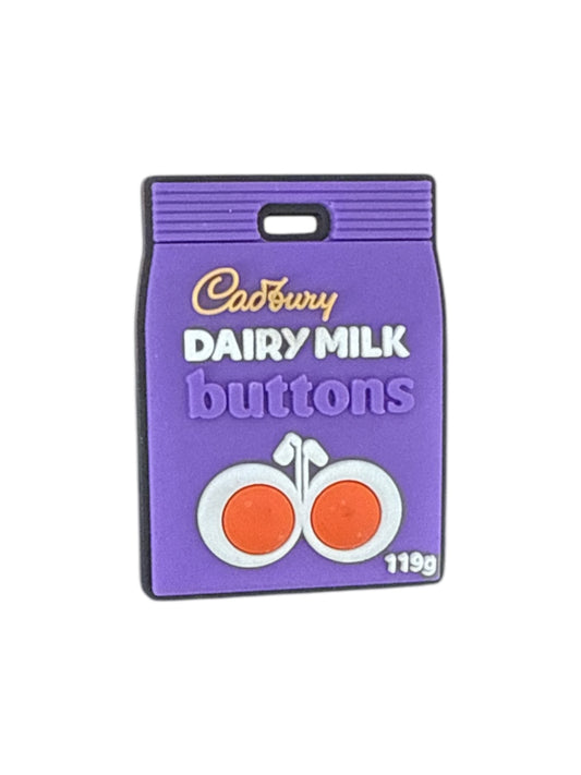 Cadbury Chocolate Buttons Shoe Charm