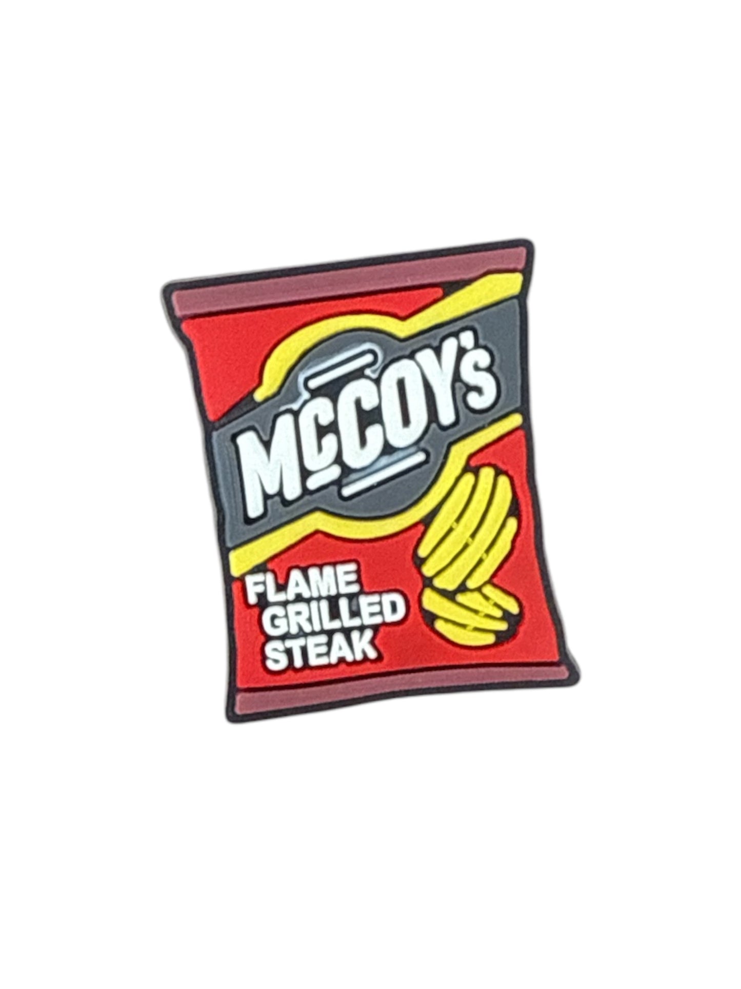 McCoys Flame Grilled Steak Crisps Shoe Charm