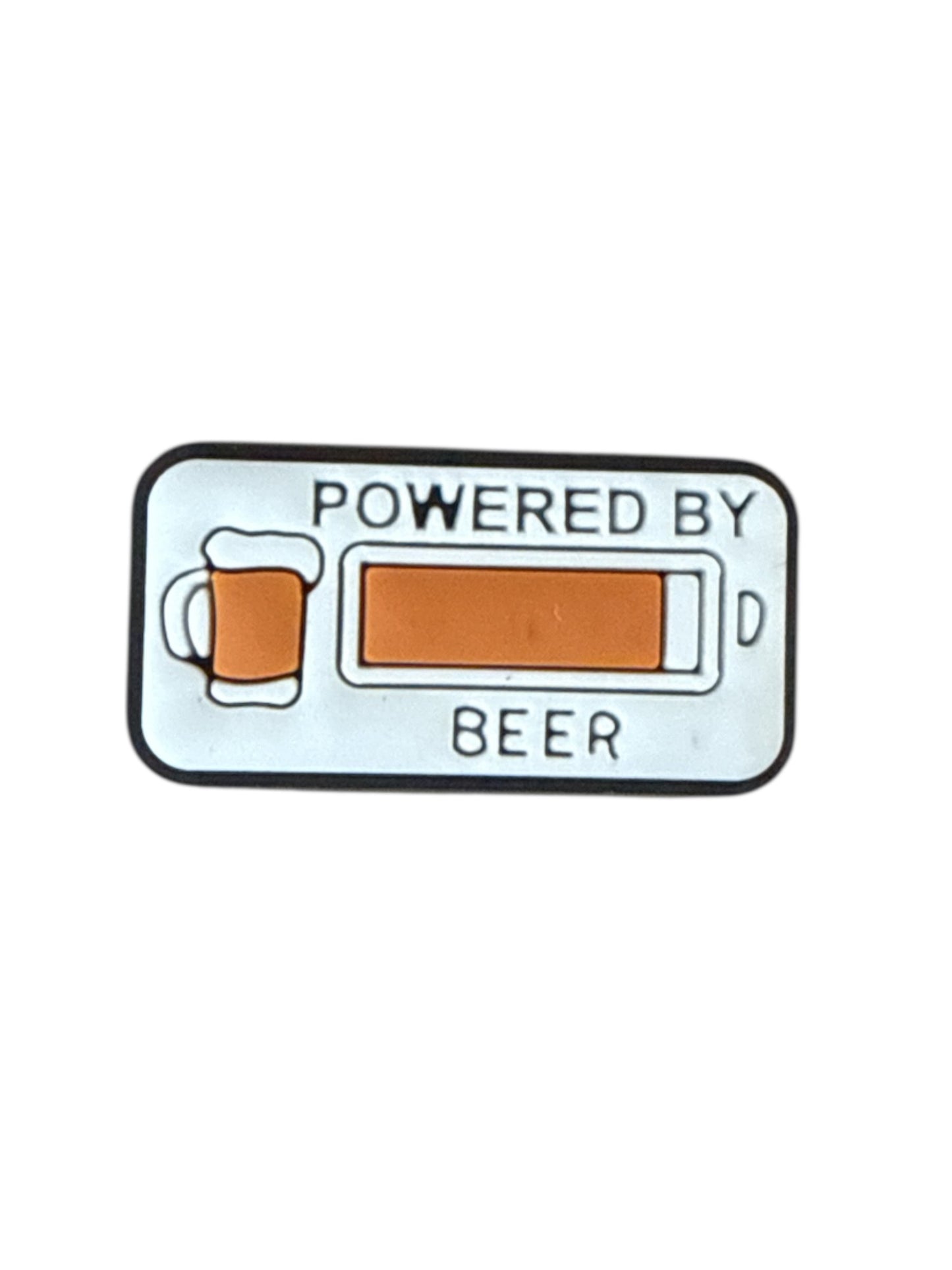 Powered by Beer Shoe Charm