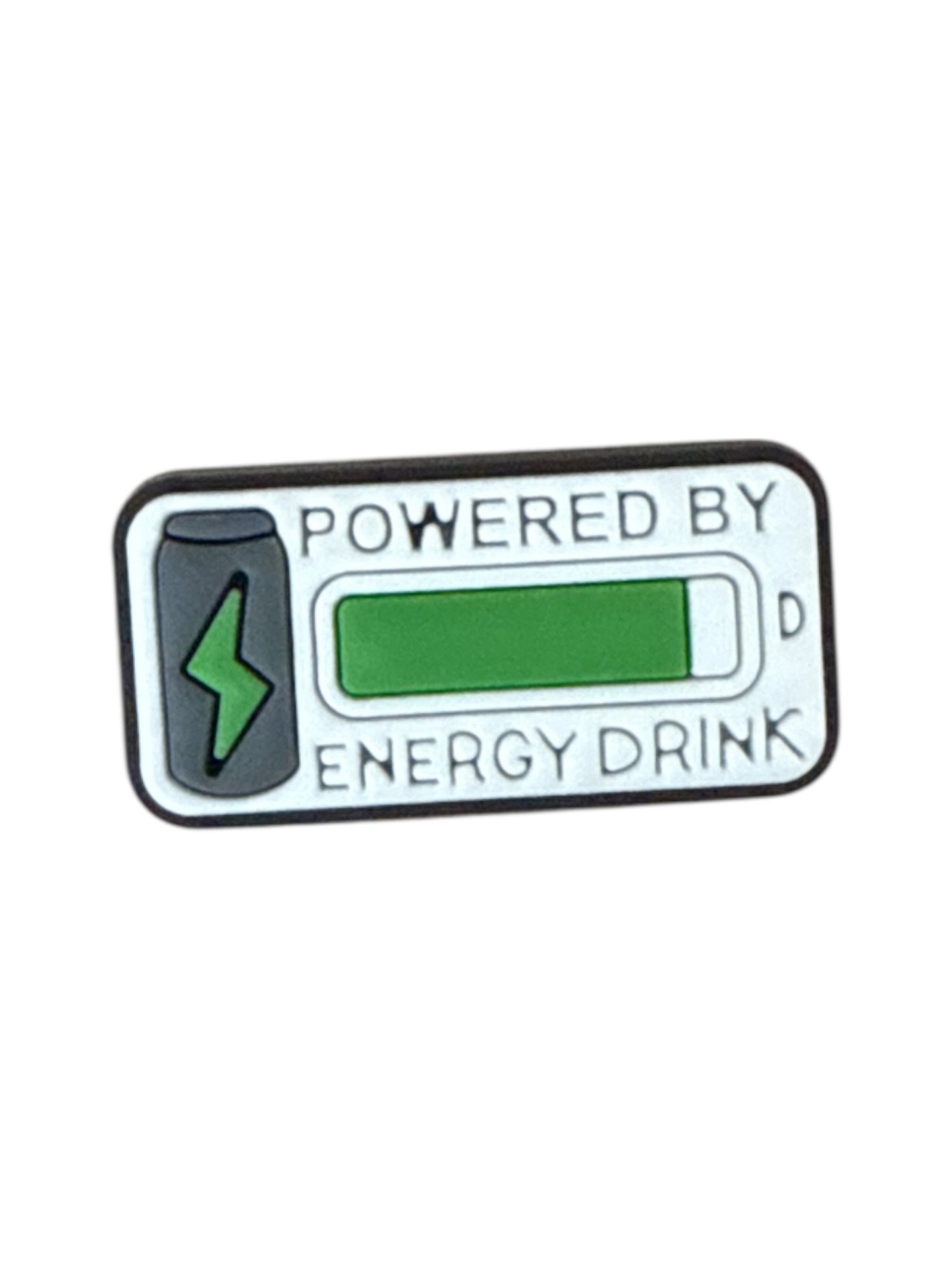 Powered by Energy Drinks Shoe Charm