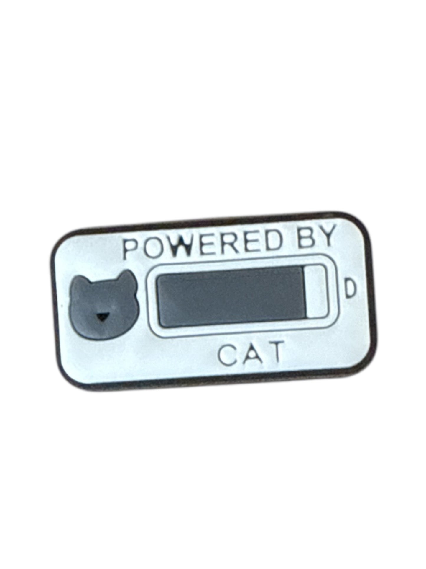 Powered by Cats Shoe Charm