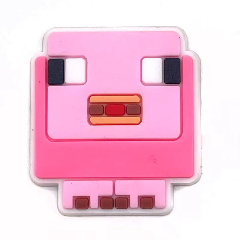 Minecraft Pig Shoe Charm
