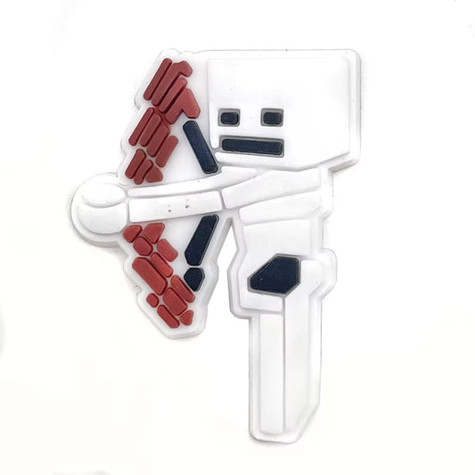 Minecraft Skeleton Shoe Charm