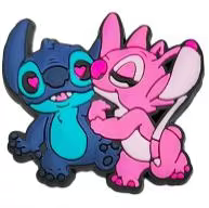 Stitch and Angel Cute Kiss Shoe Charm