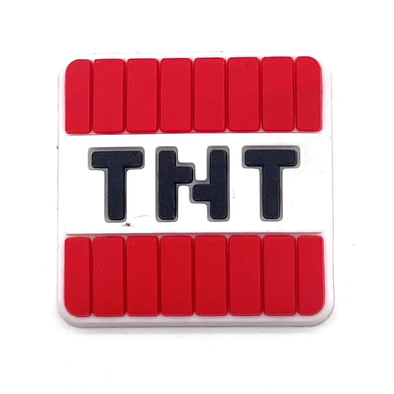 Minecraft TNT Shoe Charm