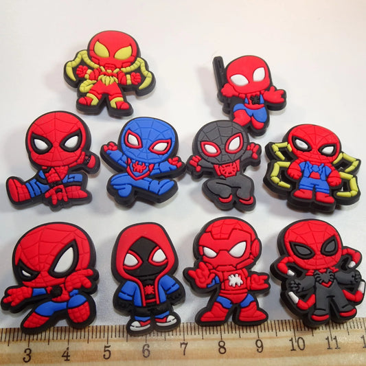 10 Spiderman Junior Shoe Charm