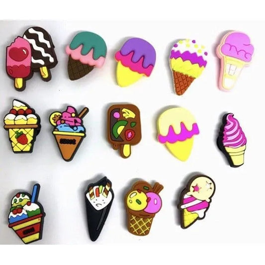 14 Ice Cream Assortment Shoe Charm