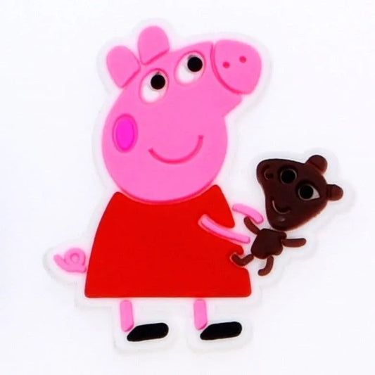 Peppa Pig with Teddy shoe charm BC