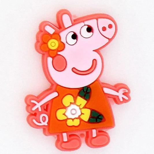 Shoe charm - Flower dress Peppa BC