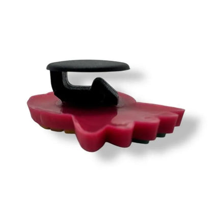 Pretty baby pink bow shoe charm BC