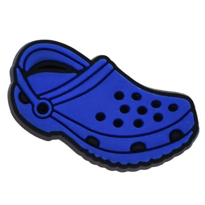 Croc shoe blue shoe charm BC