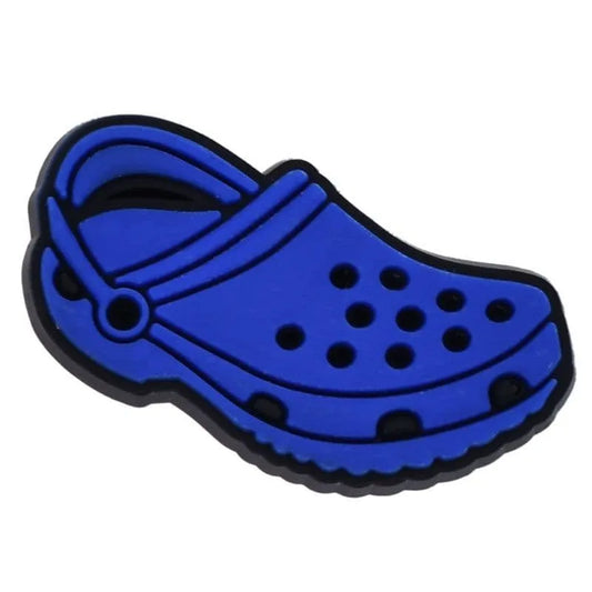 Croc shoe blue shoe charm BC