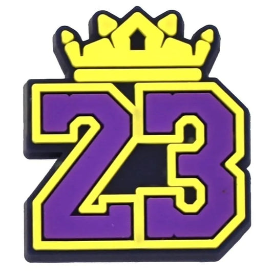 Crown 23 logo shoe charm BC