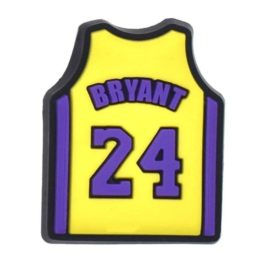 No 24 BRYANT Basketball shirt shoe charm BC