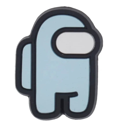 Crewmate Sky Blue Among Us shoe charm BC