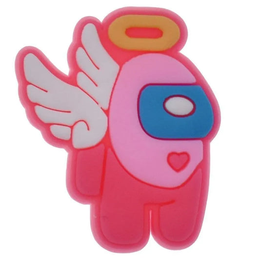 Guardian Angel Crewmate Pink Among Us shoe charm BC