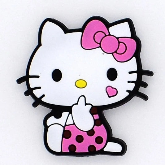 Miss Kitty - Finger lick Kitty shoe charm BC