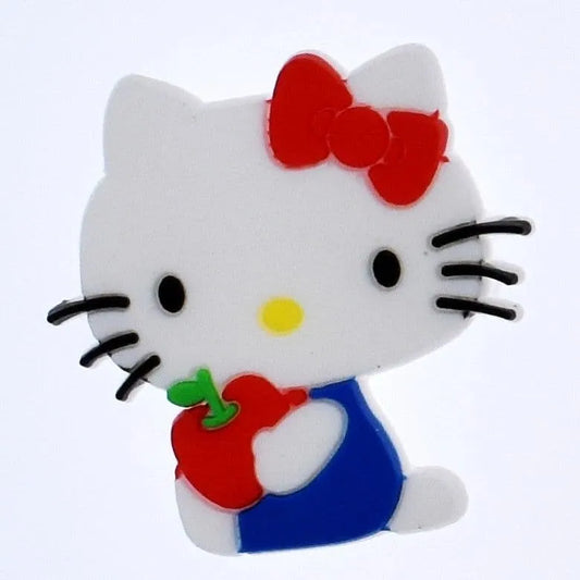 Miss Kitty - Apple with red bow shoe charm BC