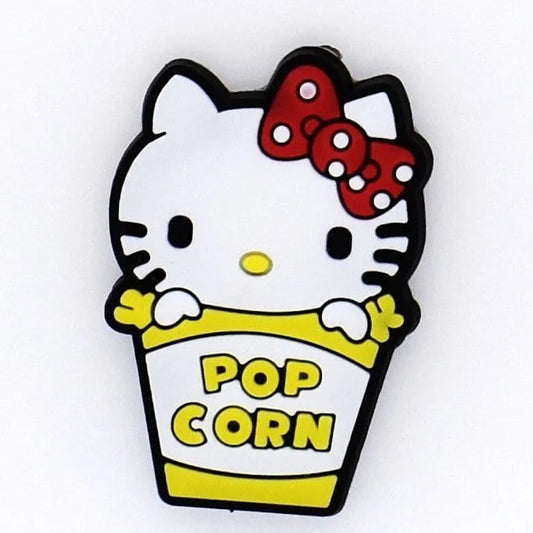 Miss Kitty - Pop corn bucket kitty shoe charm BC