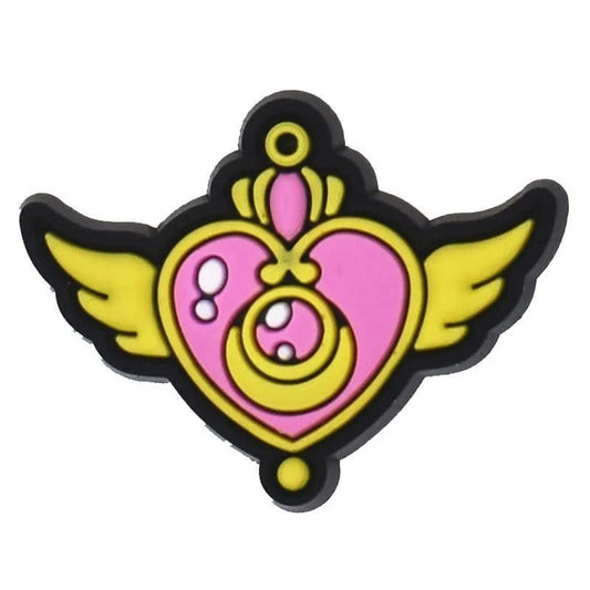 Flying heart shoe charm BC