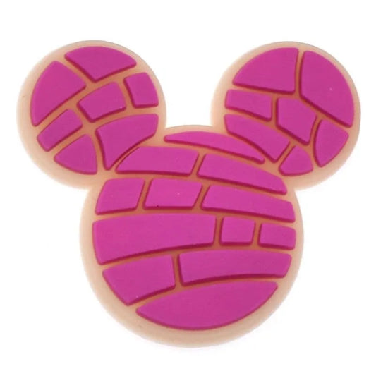 Mexican Mickey ears purple shoe charm BC