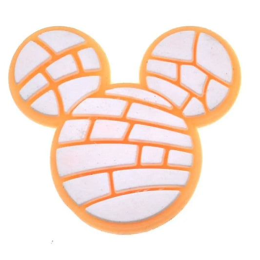 Mexican Mickey ears white shoe charm BC