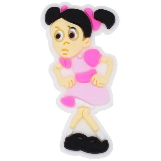 Stumbling girl shoe charm BC